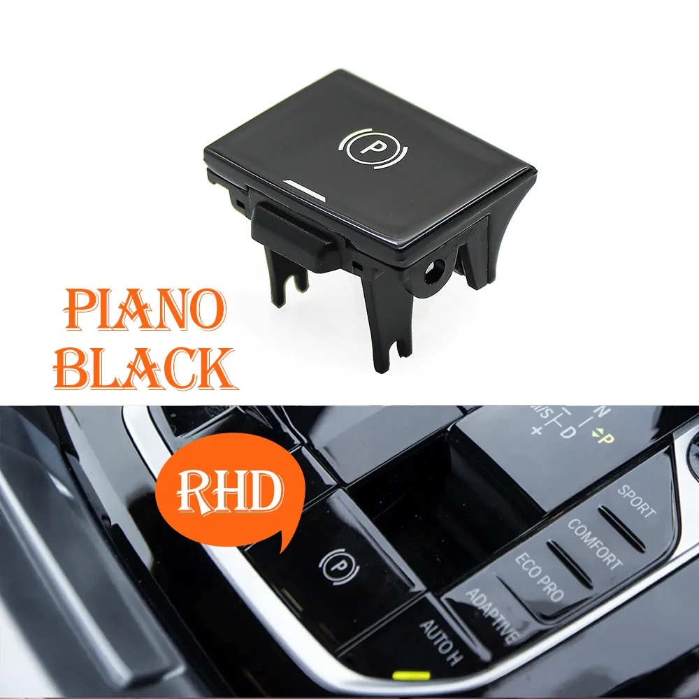 ZIRIA Car Electronic Parking Handbrake Switch Button, For BMW 3 4 Z4 X5