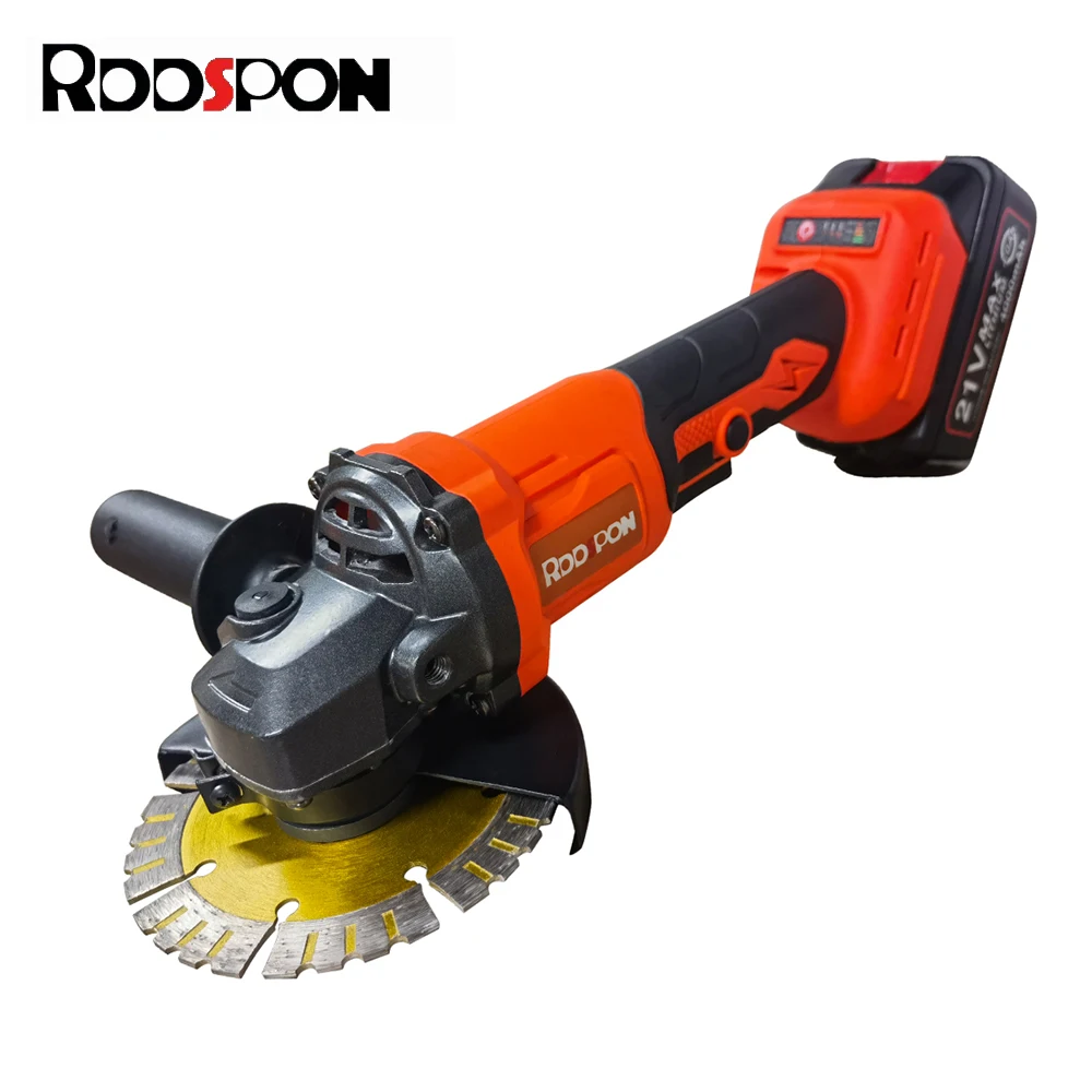 

Brushless Angle Grinder 125mm Cordless Variable Speed Cutting Machines For 18V Battery DIY Electric Cutting Polisher Tools