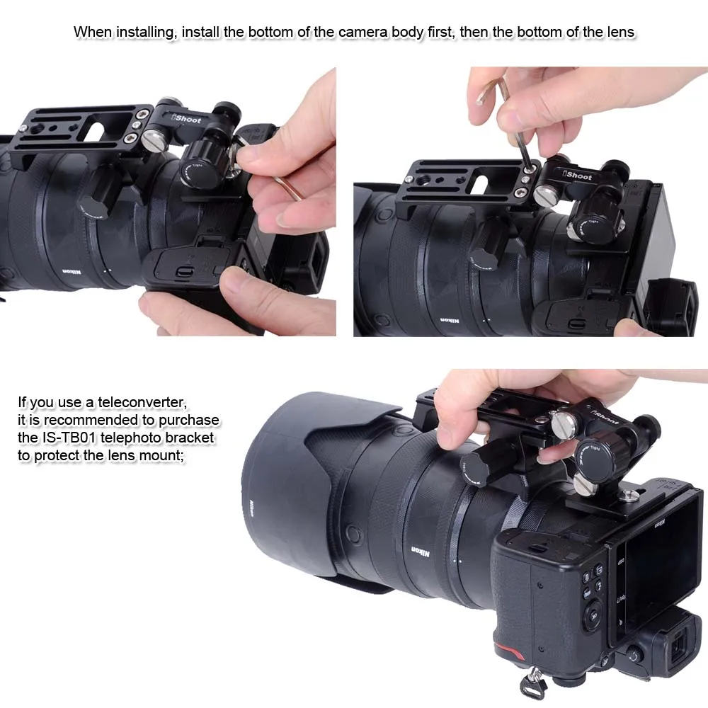 Montagem de Tripé Lente Base Anel pé de Substituição Colar Lente para Nikon z 100400 mm f 4.55.6 vr s 70200 mm f 2.8 - Image 5