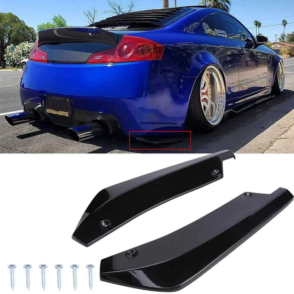 Laicy Per Nissan 350Z 370Z 2003-2020 Car Paraurti Posteriore Splitter Diffusore Canard Wrap Spoiler Side Fender Gonna Lip Chin Body Kit