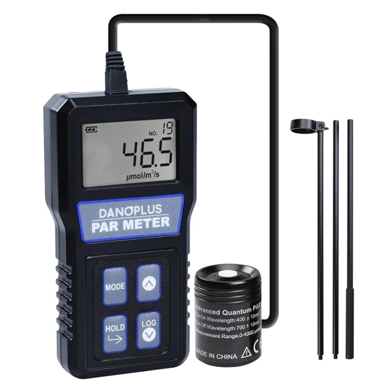 Waterproof Probe Light Meter Digital Display Light Energy Meter Probe Illuminometer Split Type Energy