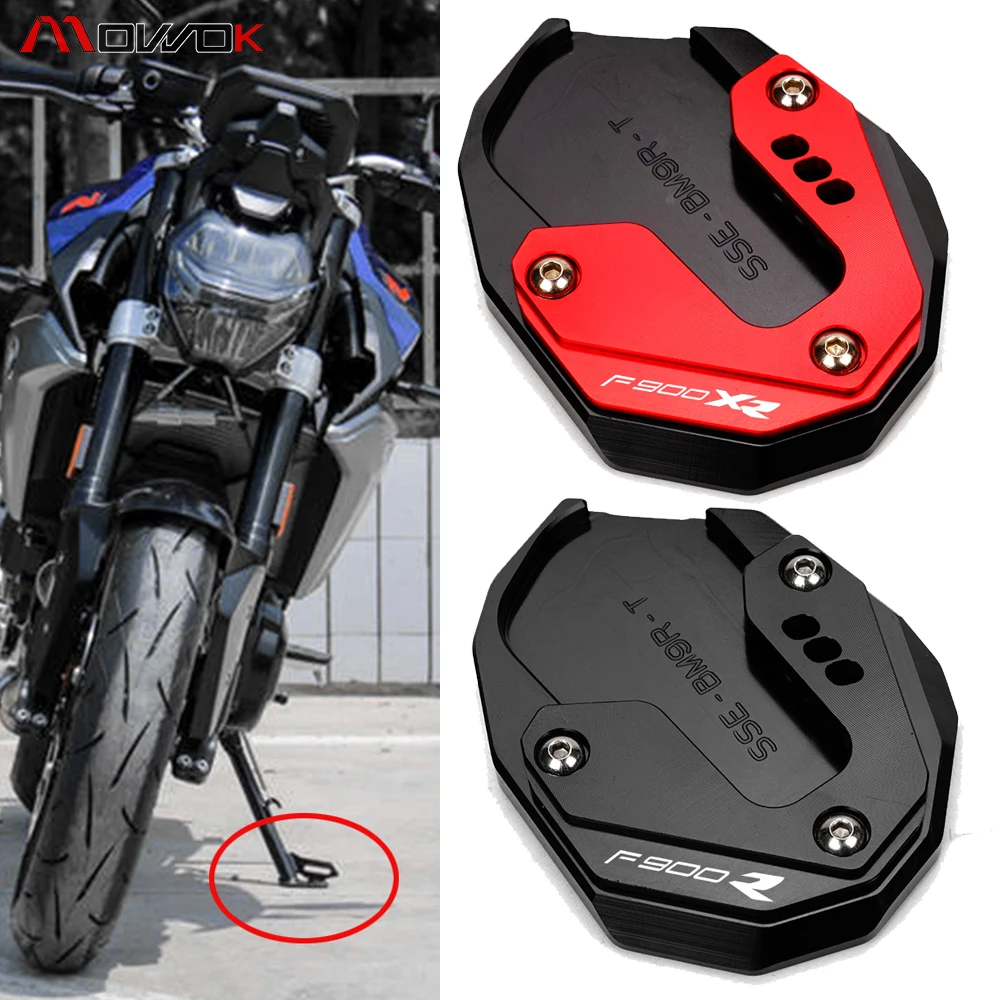 

For BMW F900R F900XR 2020-2023 Motorcycle Accessories Key Chain Kickstand Foot Side Stand Extension Pad Support Plate F 900 X XR