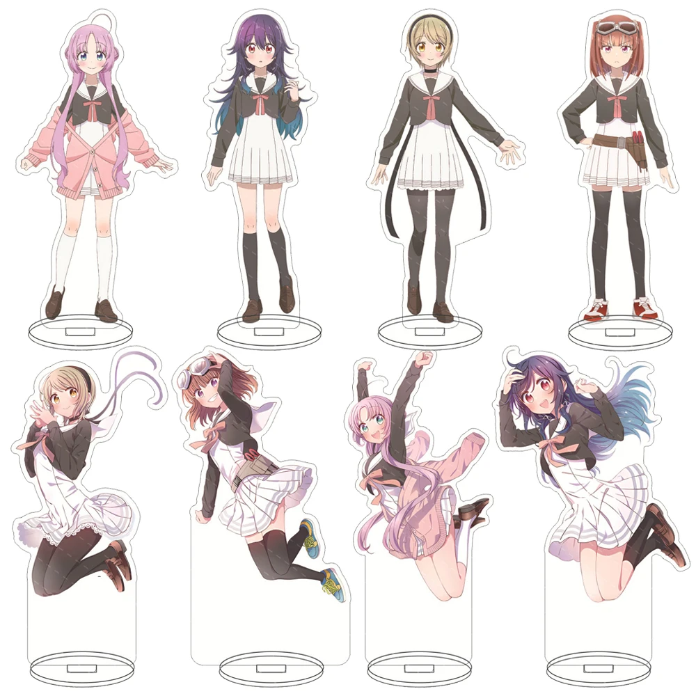 

Anime Hoshikuzu Telepath Acrylic Stand Model Konohoshi Umika Akeuchi Yuu Takaraki Haruno Cosplay Figures Model Stand Fans Gifts