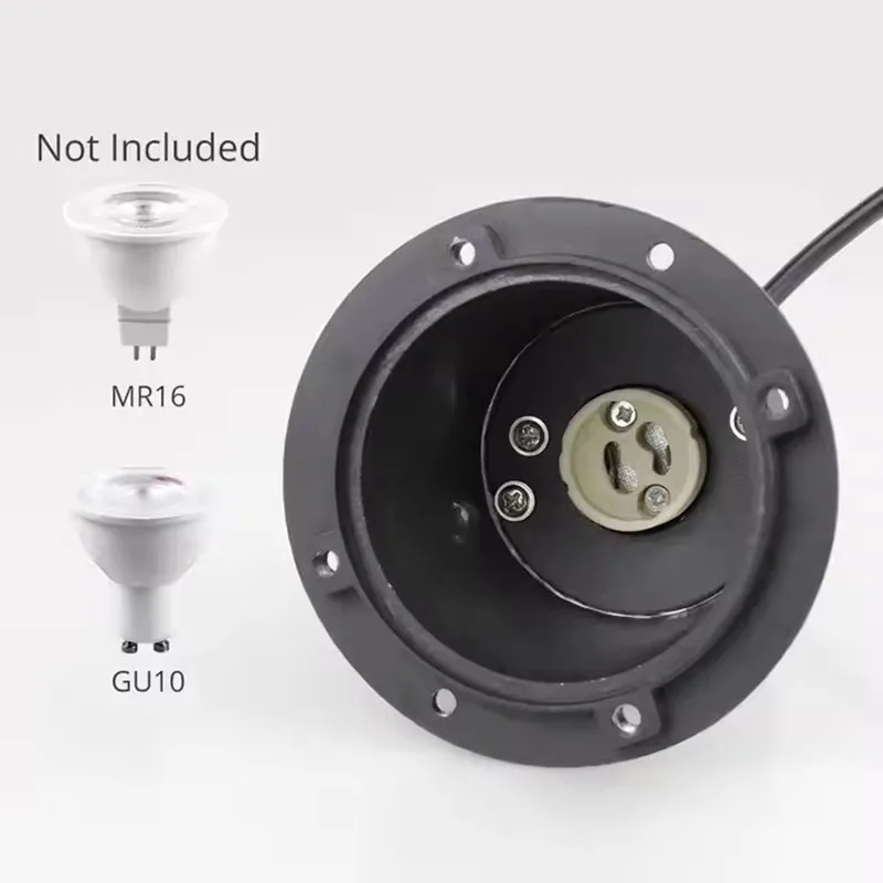 GU10/Mr16 LED Underground Light Round/Square Floor Lamp Outdoor IP65 Ground Spot Landscape Garden Path Buried Lamp led underground light