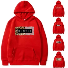 

Hoodies Men Women Autumn Fashion Leopard Prined Long Sleeve Pullovers Sweatshirts Tops Casual Loose Pocket Clothes Streetwear