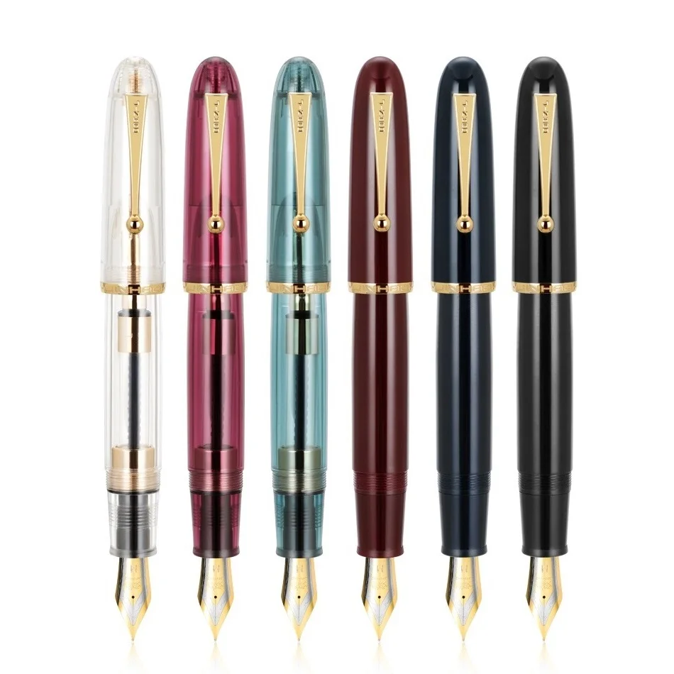 

Jinhao 9019 Fountain Pen Iridium M Nib for Writing Calligraphy Signature 2.6mm Cartridge Without Ink A7494