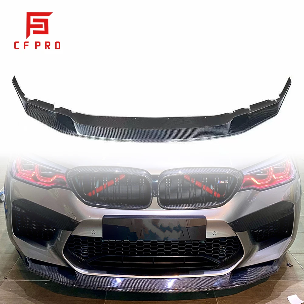 

3D Carbon Fiber Car Bumpers Front Lip For BMW 5 Series G30 M5 Front Spoiler Car Parts