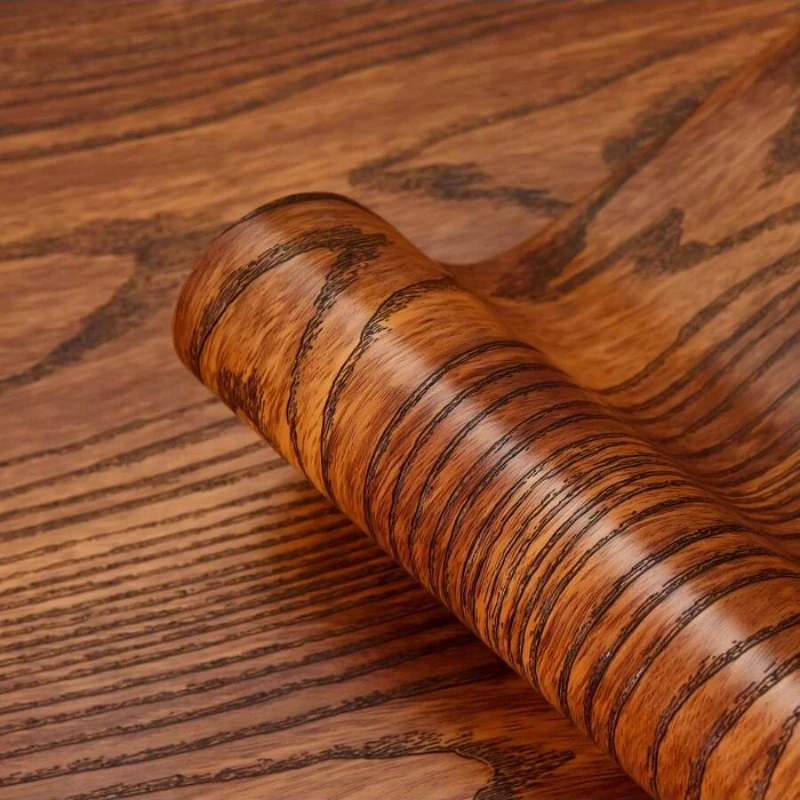 Retro Artificial Wood Grain Decor Contact Paper for Furniture Refurbish Vinyl Wallpaper Self Adhesive Waterpoof Removable Film free shipping ktv hollow bronze handles european wood door handle new glass door pulls villa door handle artificial handle knobs