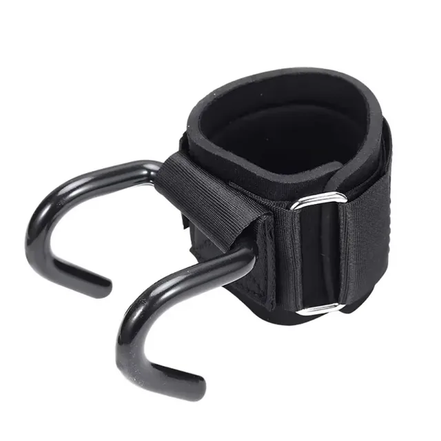 Pull-up Wrist Support Hook Grip Hook Trainer, Adjustable Wrist Hook Exercise Gloves, Fitness Non-Slip Wrist Grip Hook Gloves 3