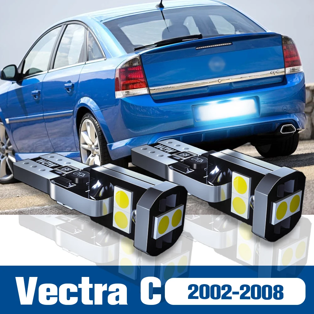 

2pcs LED License Plate Light Lamp Accessories Canbus For Opel Vectra C 2002 2003 2004 2005 2006 2007 2008