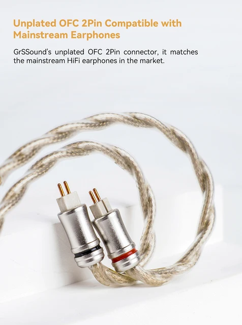Nicehck-hifiイヤホン,8n,高純度,occワイヤー,2ピン,nx8,nx7mk4