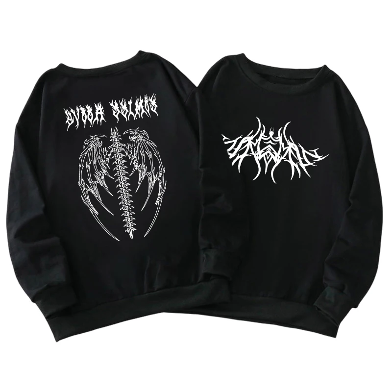2025 Hot Sale Men's Y2K O-Neck Hoodies Spring Autumn Home Outdoor Comfortable Pullover Male Casual Fashion Long Sleeved T-shirts 2