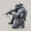 1/35 Resin Figure US Special Forces/MARSOC Modern Soldier in Action with GPNVG-18 Panoramic Night Vision Goggles Self-Assembly C 4