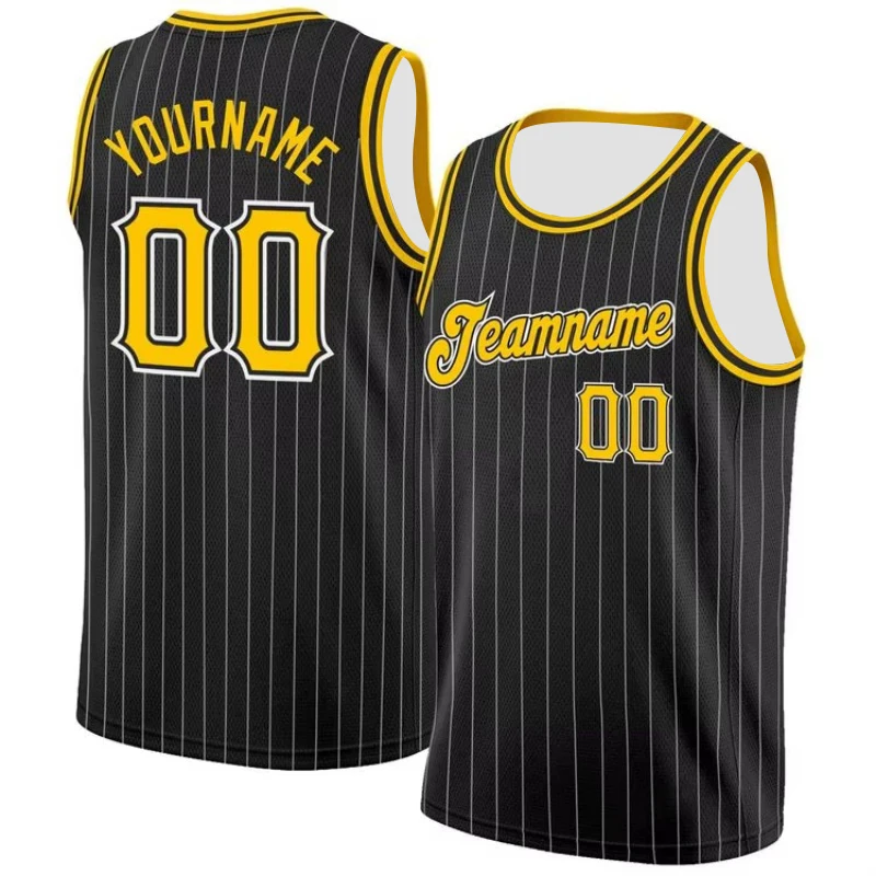 Men Basketball Jerseys Pinstripe Stitched Printed Basketball Uniform Mesh Breathable NO.00 Adult children's training jersey basketball jerseys