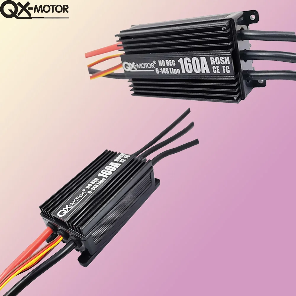 

QX-MOTOR 160A Brushless ESC 32-bit Processor 6-14S Lipo without BEC For 90MM EDF JP Model