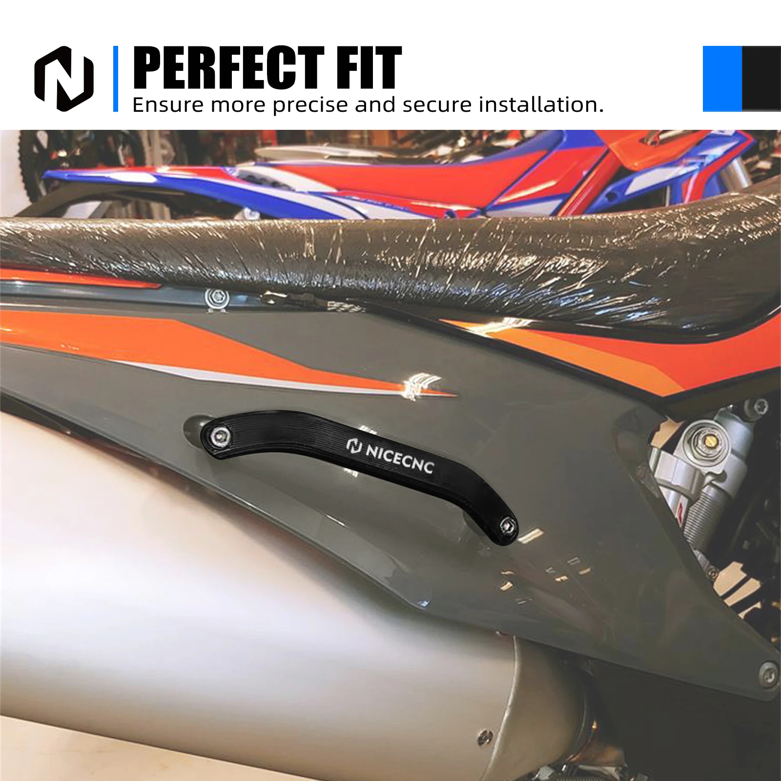 Für KTM EXC 300 TPI 2020-2023 EXCF 350 EXC 450 XCW TPI Hinten Passagier Haltegriff SXF 250 SXF 450 2019-2022 Für Husqvarna TE300i – Detail 7