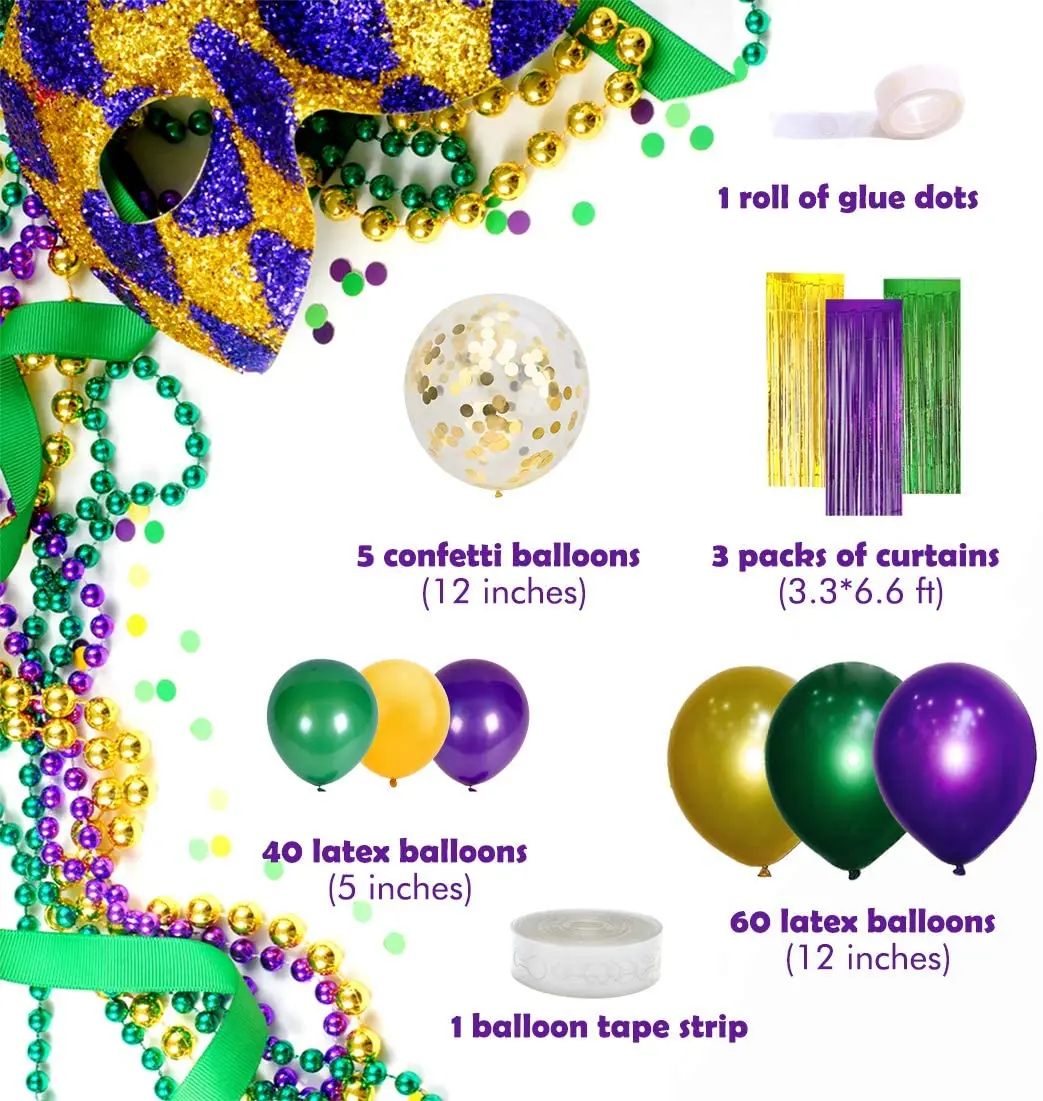 Mardi Gras Beaded Necklace 30 Pcs Costume Jewelry Necklaces 33 Inches Long  7mm Thick Mardi Gras Beads For Novelty Events And Par - Party & Holiday Diy  Decorations - AliExpress