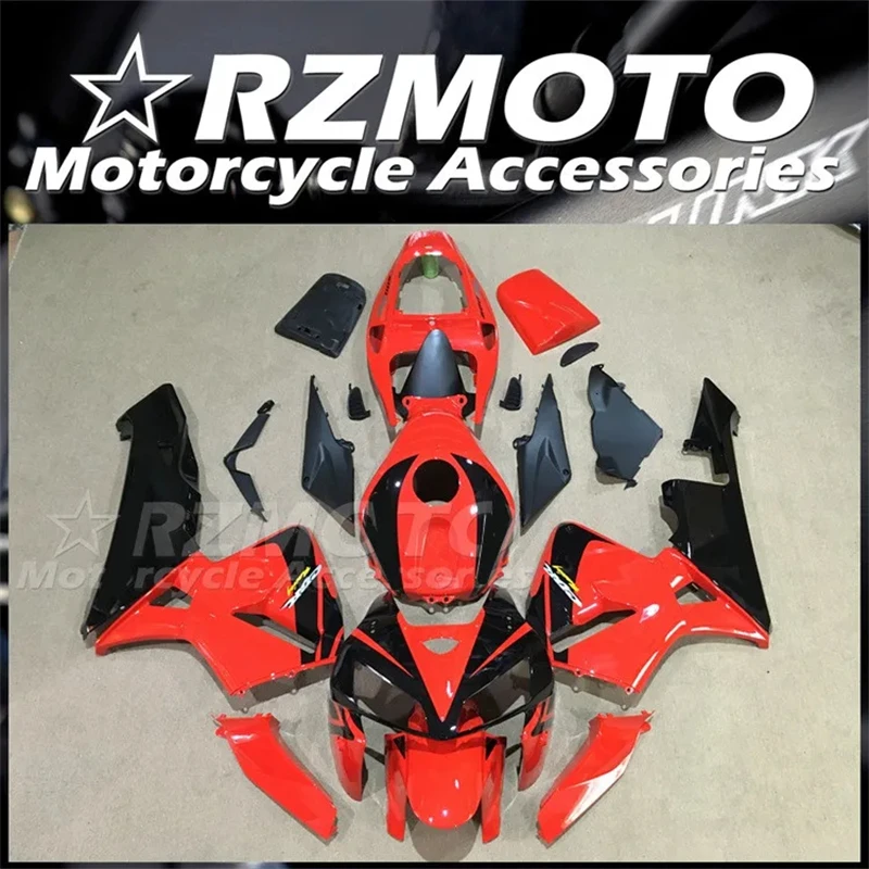 

4 подарка, новый комплект обтекателей из АБС-пластика для мотоцикла HONDA CBR600RR F5 2005 2006 05 06, черный, красный