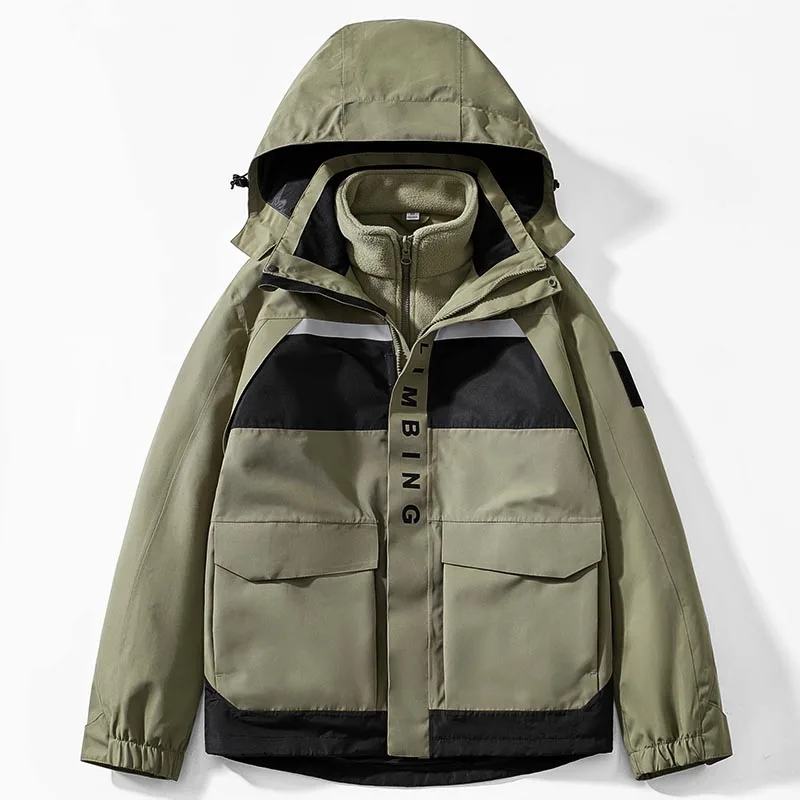Clothing Outdoor Heating Jackets Vintage Windbreaker Military Techwear Mountaineering Cold Sports Windbreak Trekking Heavy