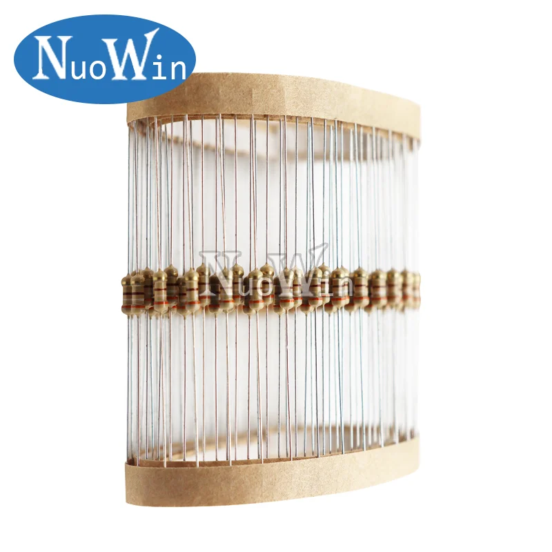 1/4W Carbon Film Resistor 100pcs/lot 5% 1R-10M 0R 10R 22R 47R 100R 220R 470R 1K 3.3K 10K 47K 100K 220K 47 100 150 ohm 0.25W carbon film resistor