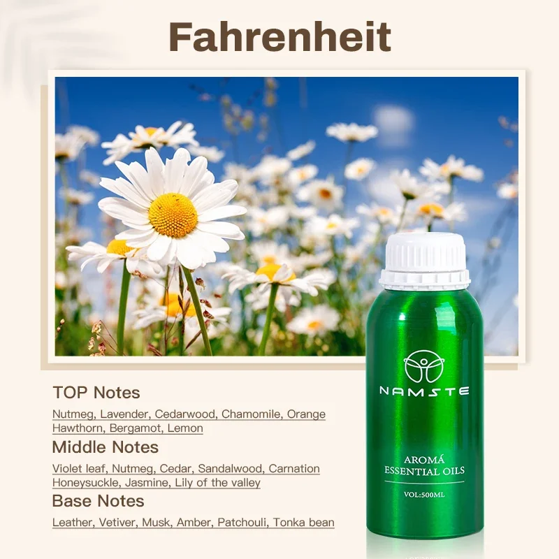 thumbnail image 1 of Aceites esenciales 500ML Las mejores marcas Perfume Namste Máquina de aroma Difusor de aroma eléctrico para el hogar Aromatizador de ambiente Fragancia Ambientador, 1 of 5