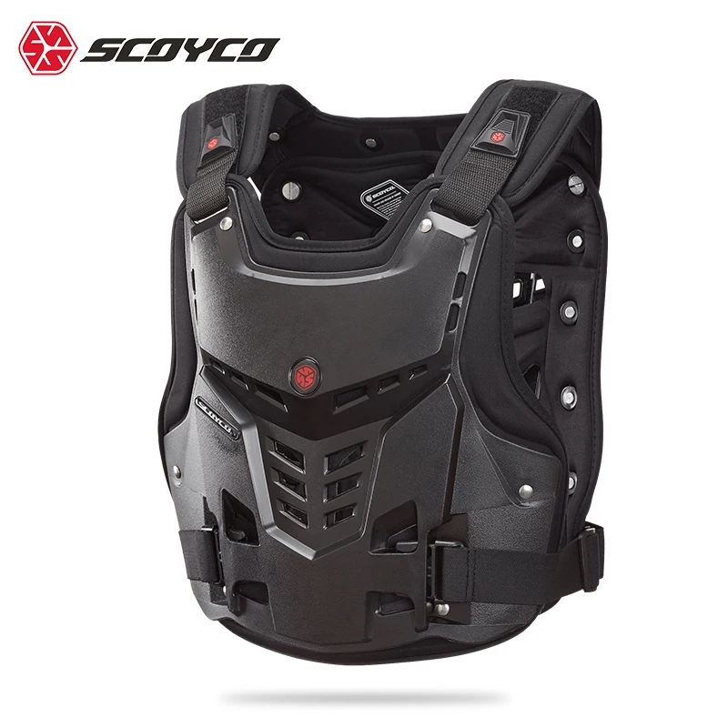 Scoyco AM05 Off-road Motorcycle Armor Coat Chest Back Shock-resistant Men Motocross Riding Jacket Racing Protective Gear