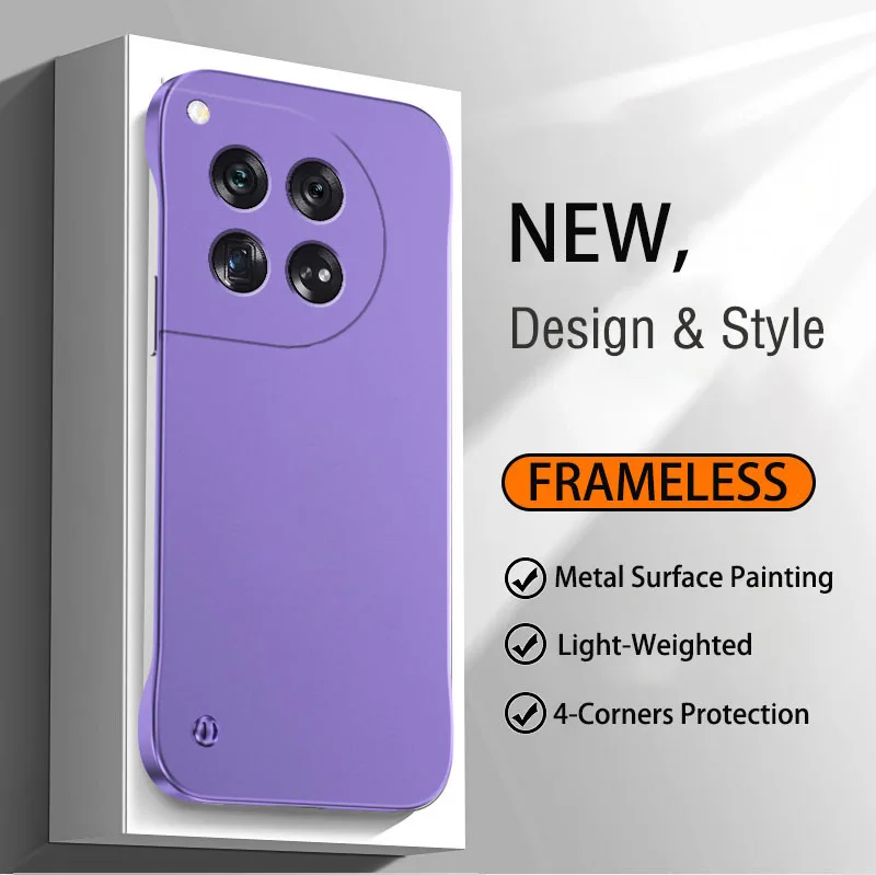 Luxury Metal Surface Ultra-Thin Frameless Phone Case