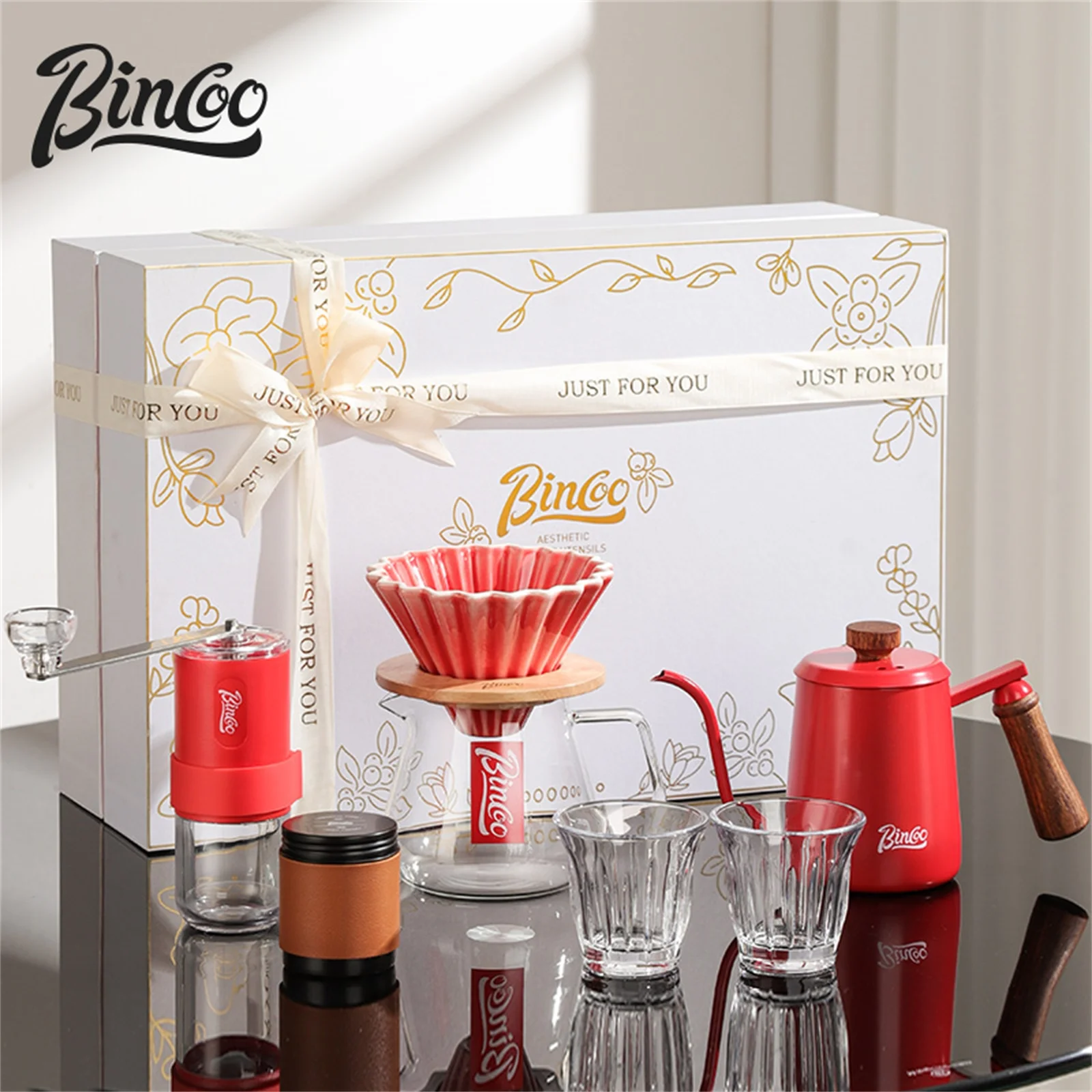 كوب فلتر سيراميك من Bincoo، وعاء قهوة مخمر يدويًا،...