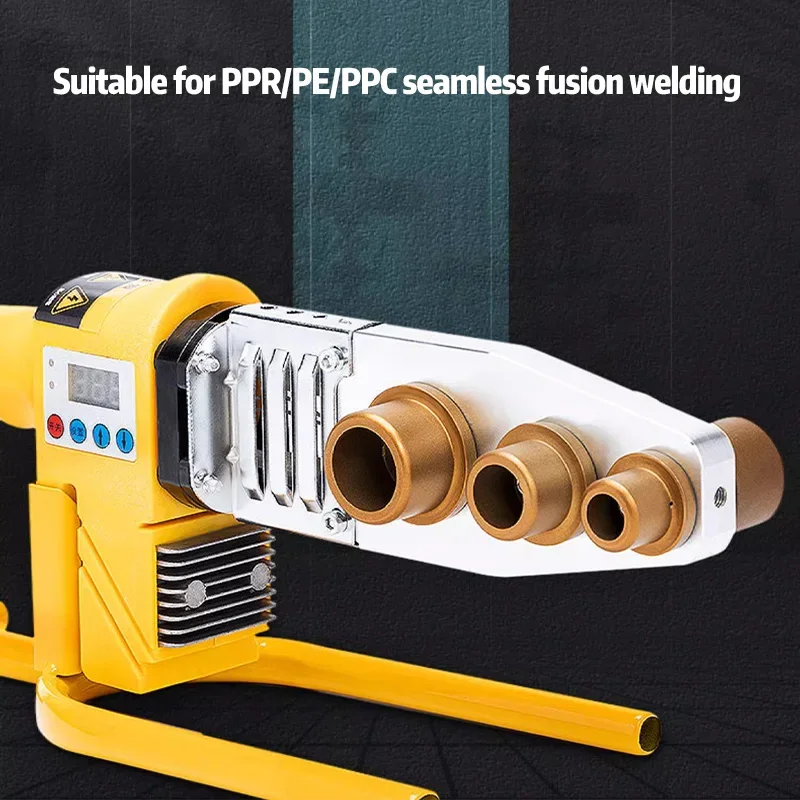 Deli Fuser PPR PE Soldering Iron Cordless Electric Pipe Welding Machine Plastic Tube PP Heating Hot Melt Tools For Makita