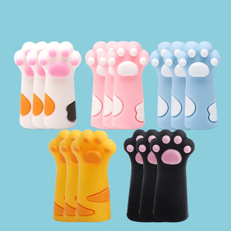 MYLERCT 10 Pezzi Ferri da Maglia Protezioni, Tappi per Ferri da Maglia Silicone, Forme di Animali, Cappucci per Ferri da Maglia Colorati, d Per Accessori per Maglieria, Artigianato Fai-da-te