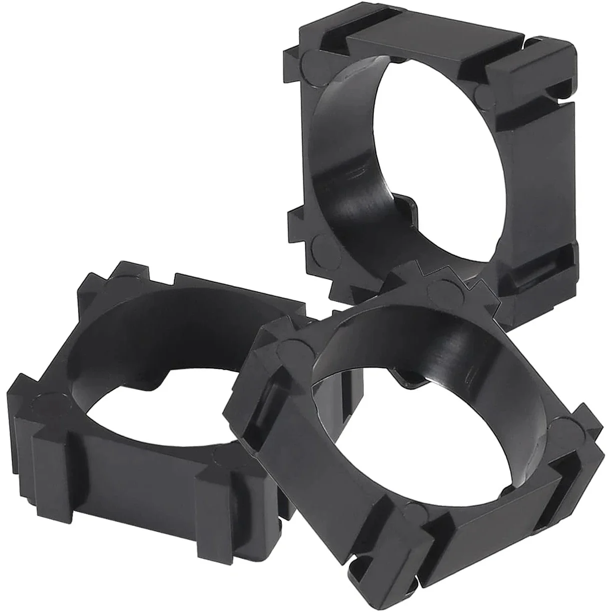 100PCS 18650 리튬 배터리 셀 홀더, 플라스틱 배터리 보관함 셀 스페이서 브래킷 스탠드, 원통형 셀 배터리 홀더