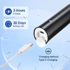 Smart Rotating Timing Electric Toothbrush, Rechargeable Rotary Toothbrush with 4 Heads, 5 Modes Setting Teeth Whitening Oral Car 5