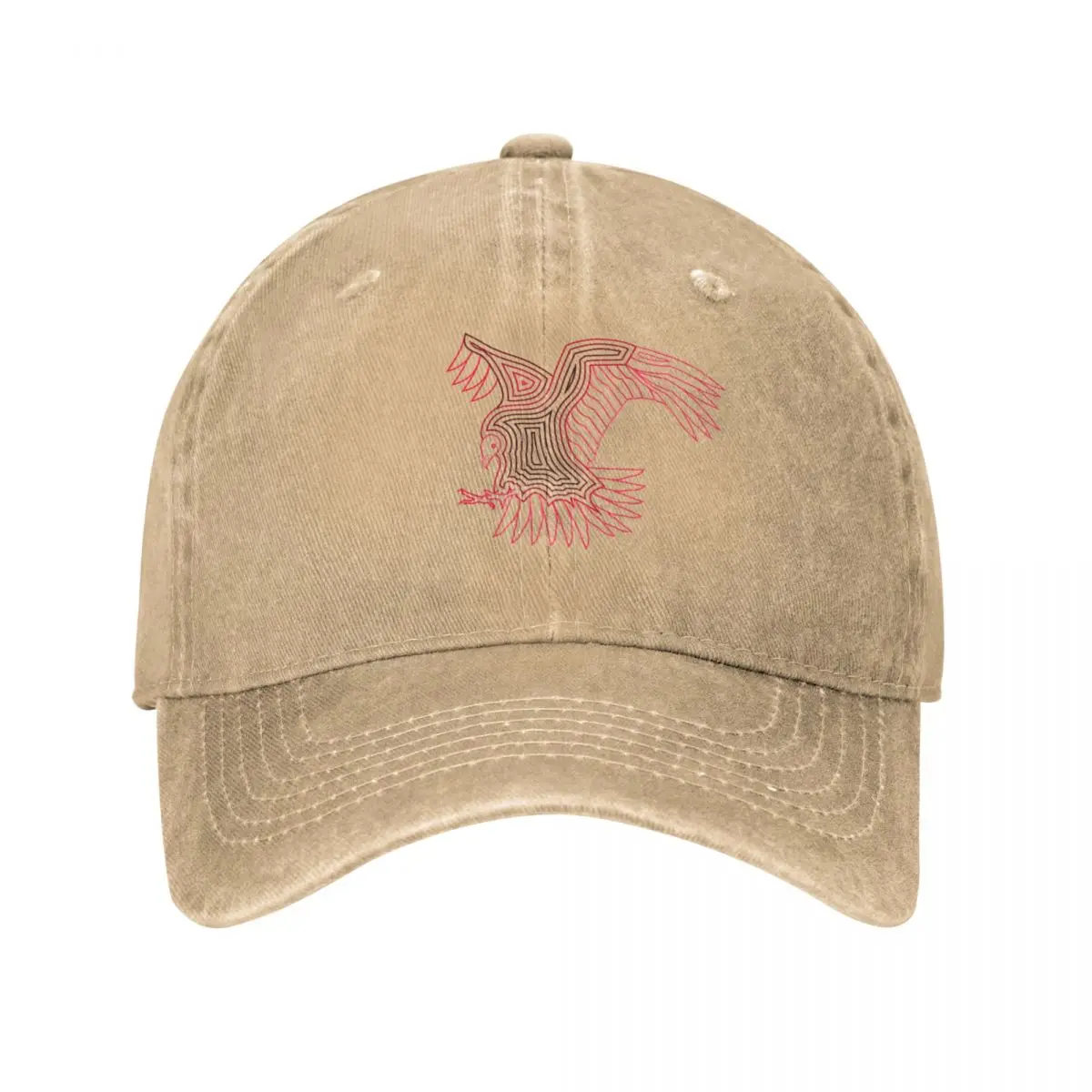 

Vulture Line Art (Red) Cowboy Hat Christmas Hat Sun Hat For Children Women Caps Men'S
