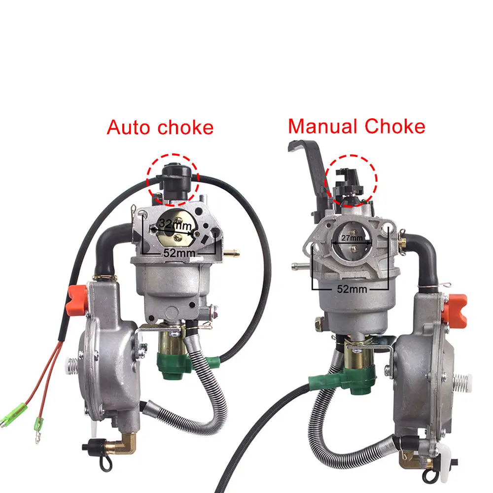 GX390 5KW Auto Choke Gasoline Generator Carburetor LPG NG Carburetor