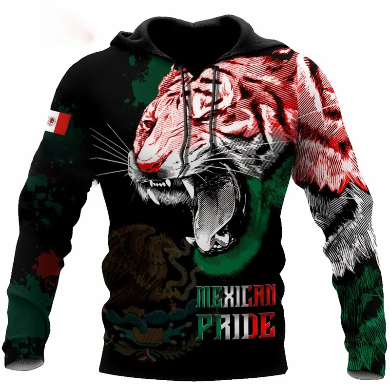 BJQ - Sudadera Con Capucha Para Hombre, Con Diseño De La Bandera De