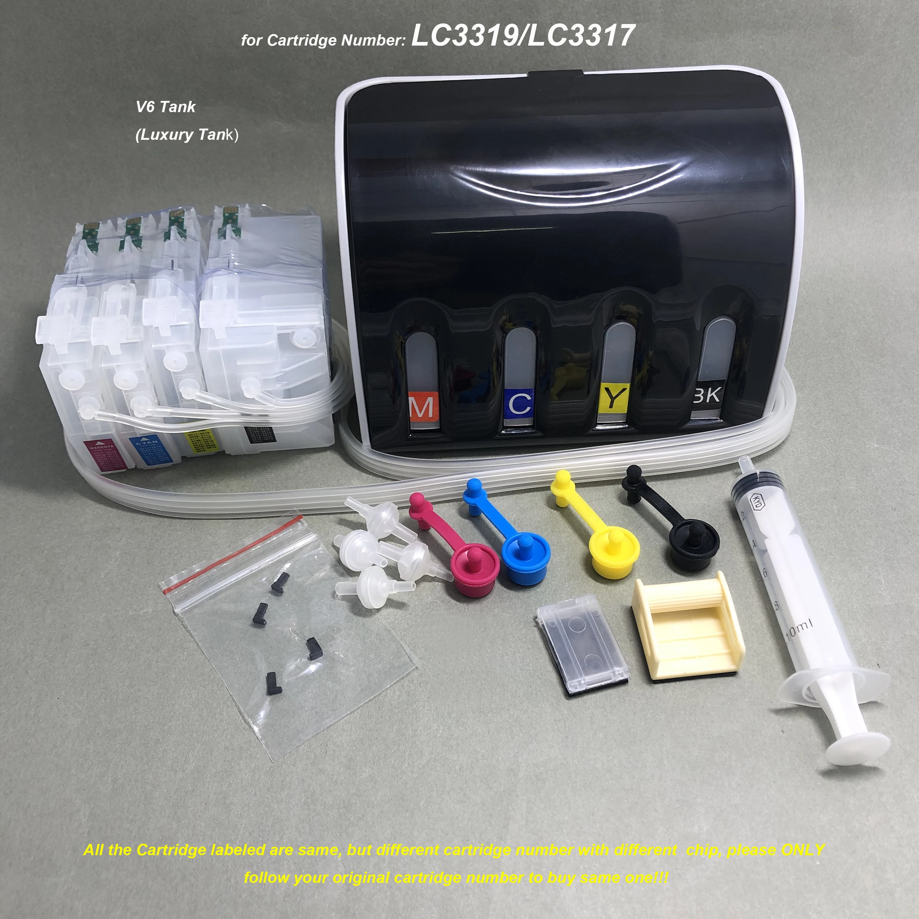 

LC3319 LC3317 CISS чернильный картридж LC3319XL для родительских фотографий