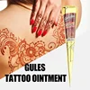 25g Indian Henna Dark Red Tattoo Paste Temporary Henna Cones For Tattoo Body Art Sticker Special Body Art Paint Henna 4