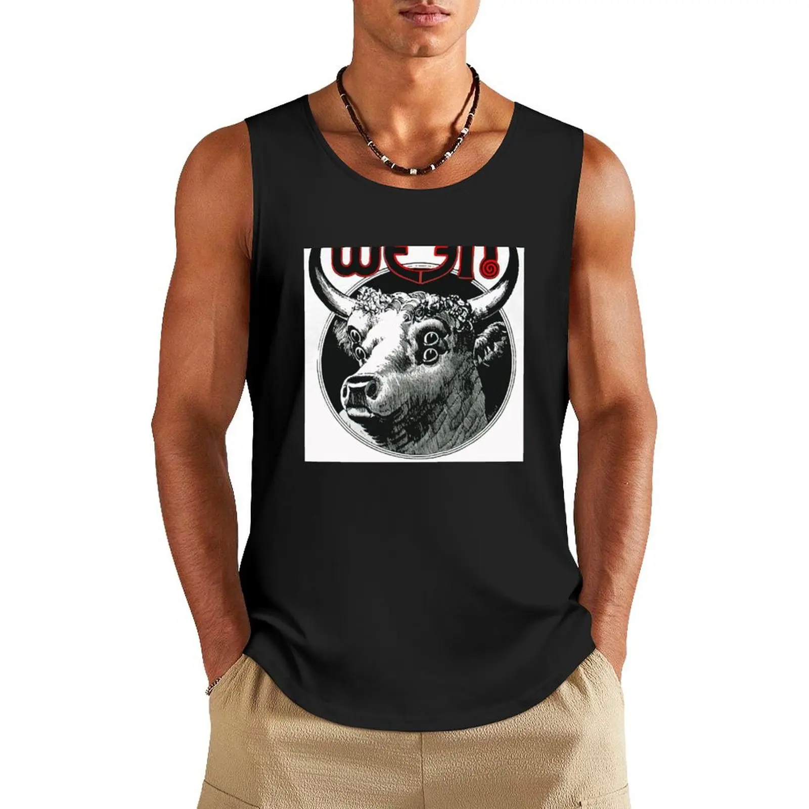 ween ox Tank Top Men's gym Sleeveless T-shirt