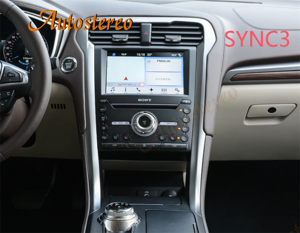 14.4 Inch Android 13 for Ford Fusion MK5 Mondeo 2013-2021 Big Screen Car GPS Nav