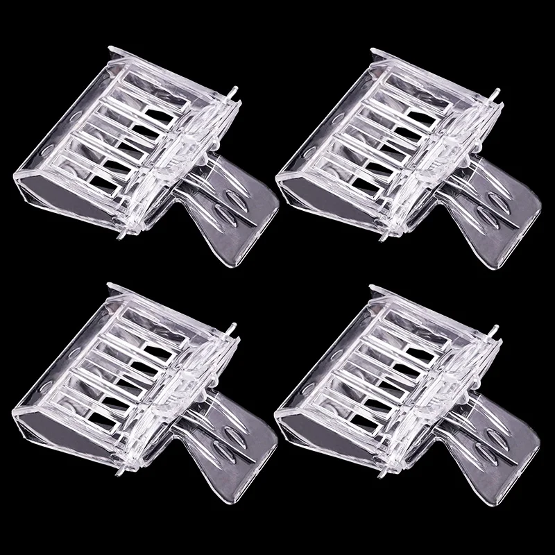 4pcs Bee Queen Cage Transparent Plastic Clip Cage Bee Catcher Box Beekeeping Equipments Tools Beekeeper Equip Isolation Room beekeeping tools beekeeping accessories