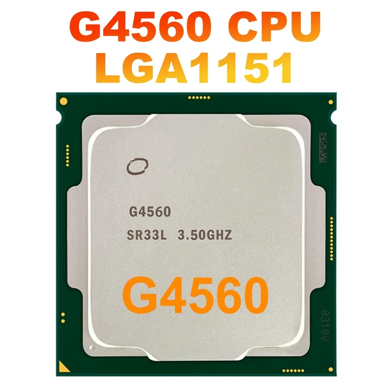 

Процессор G4560, 3 МБ, 3,50 ГГц, LGA1151 двухъядерный процессор для настольного ПК, процессор для B250 B250C, материнская плата для майнинга Pentium