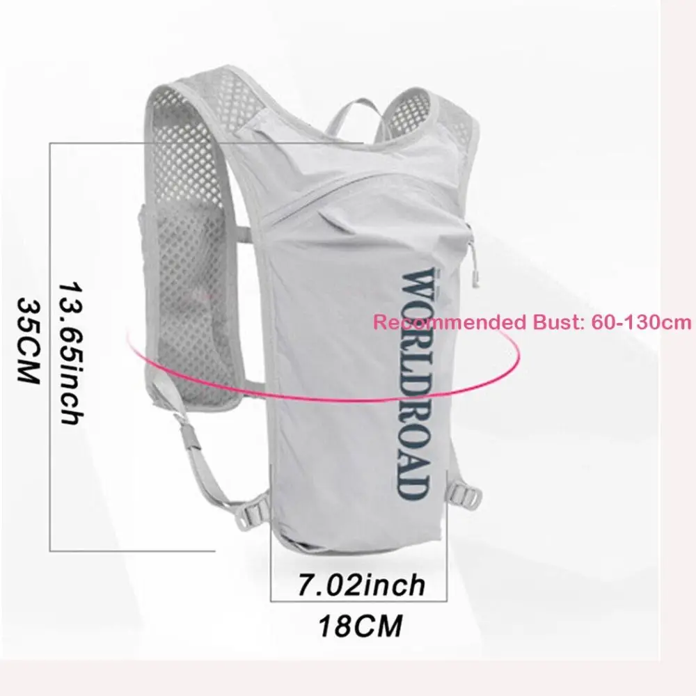 Multifunctional Ultra-light Water Rucksack Bag Breathable Gym Bag Hiking Hydration Backpack Sport Bags 5L Running Cycling Vest