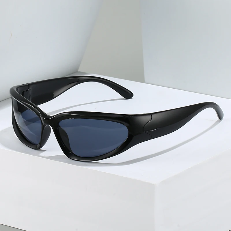 Sunglasses 1/2/3pcs Fashionable Men and Women Sunglasses High-end Y2K Square Bicycle Glasses Resistant Sunglasses Outdoor Hiking Glas UV400