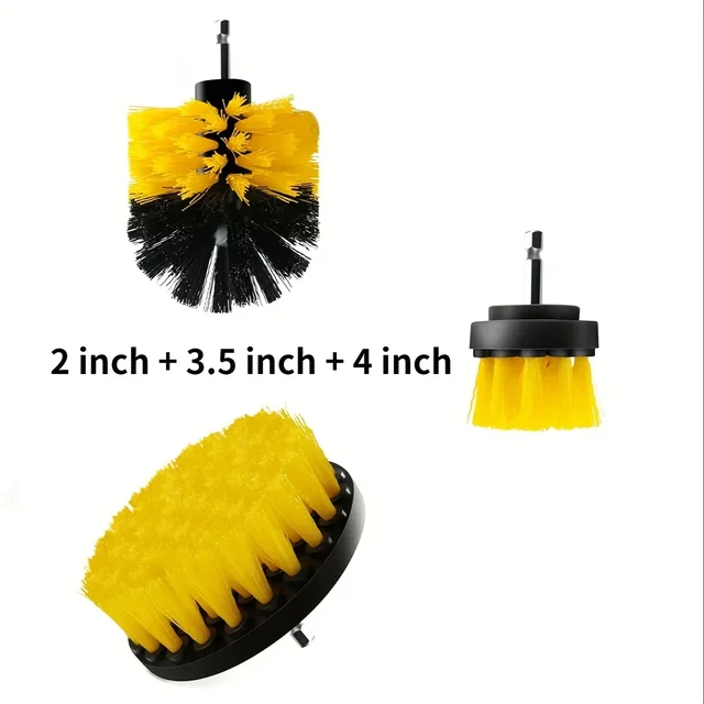 Ensemble d'accessoires de brosse de forage multi-usages, kit d'outils de brosse de livres, perceuse polyvalente avec rallonge pour sol, automobile, ensemble de 7 pièces 4