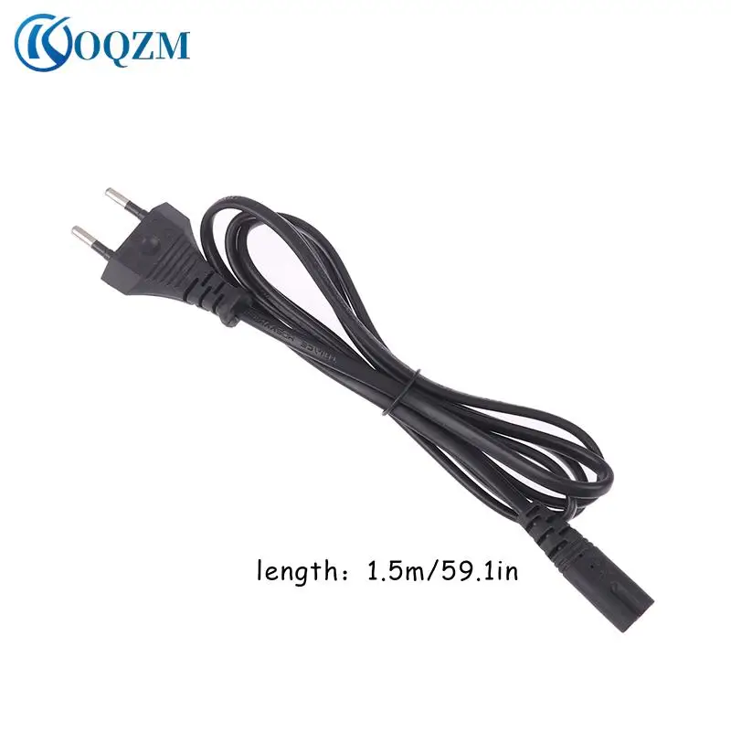 

1Pc EU Power Cord EU AC Power Cable Figure 8 C7 To Euro Eu 2Pin AC Plug Power Cable Cord For PS4 XBOX PS5 Power Cord