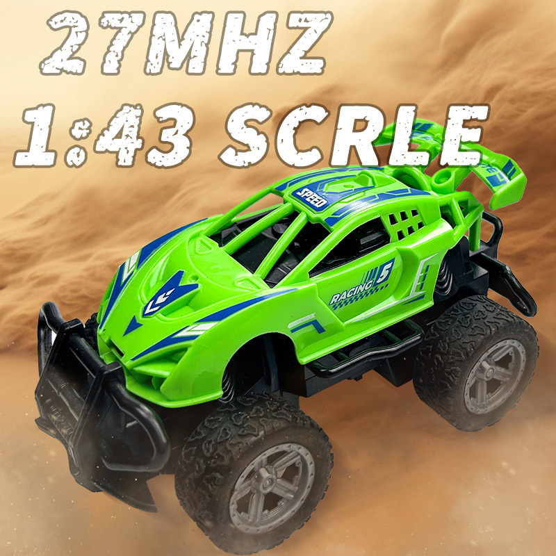 Children's electric remote control car simulation high-speed climbing car 1:43 off-road car toy gift wireless remote control car