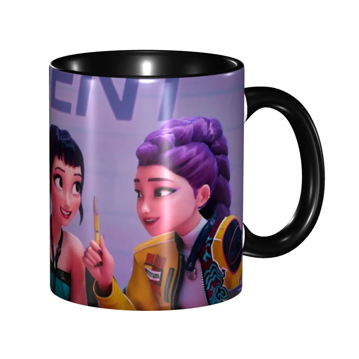 Tasse Kpop Demon Hunters - Inscription « It's A Kpop Thing » - Céramique - Cadeau Fan De Zoey, Rumi, Huntrix - Bureau, école, Collection