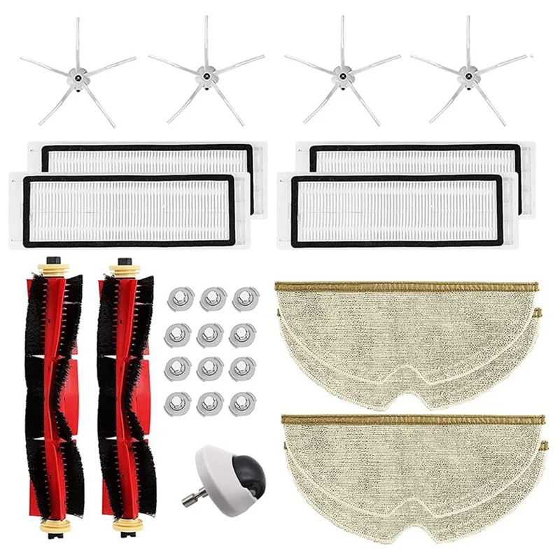 

Аксессуары для пылесоса Xiaomi Roborocks S5 Max S6 S6 Maxv S5 S50 S6 Pure T6, запчасти, основная боковая щетка, Hepa фильтр