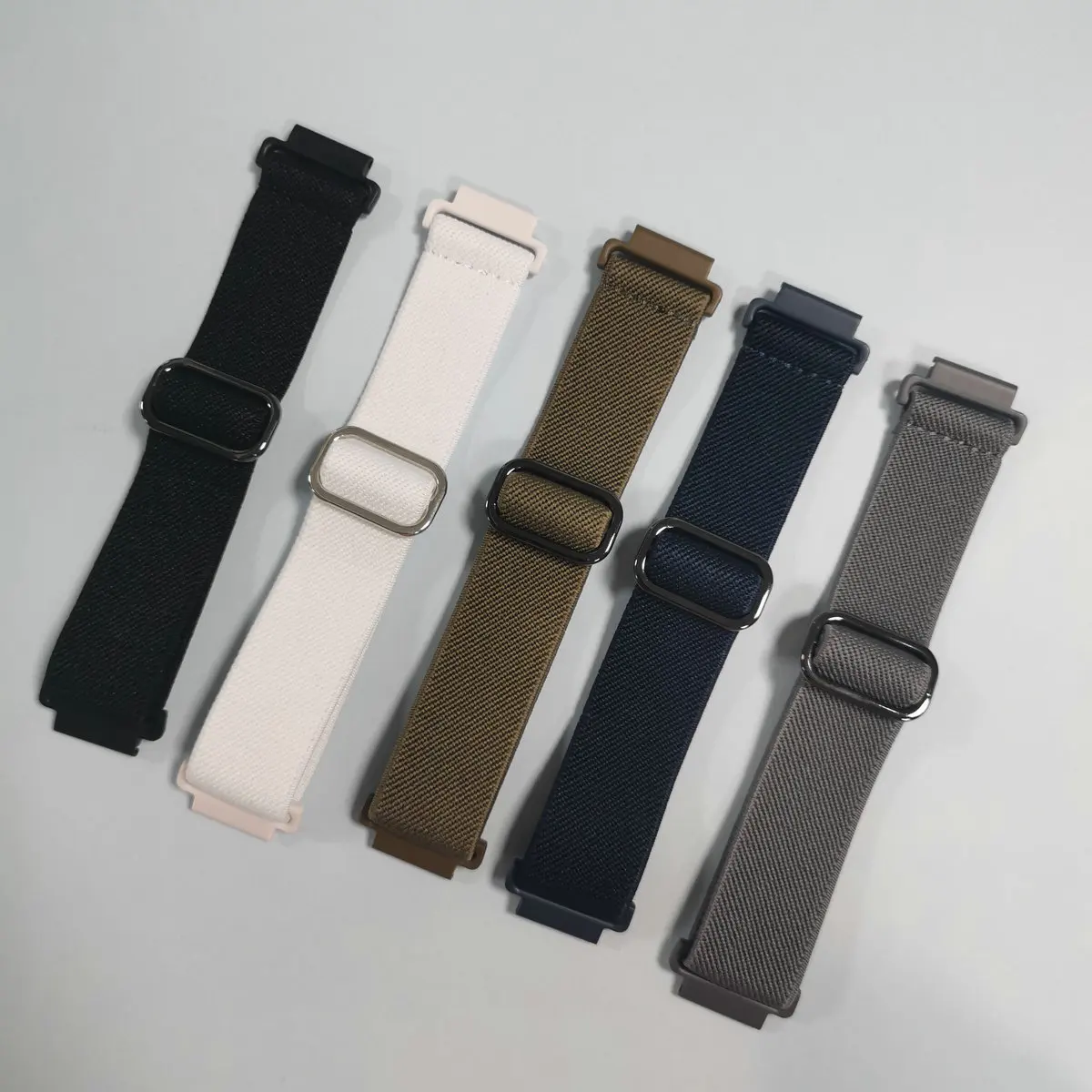 Elastic Nylon Loop Wristband Bracelet, 20/22mm Watch Band