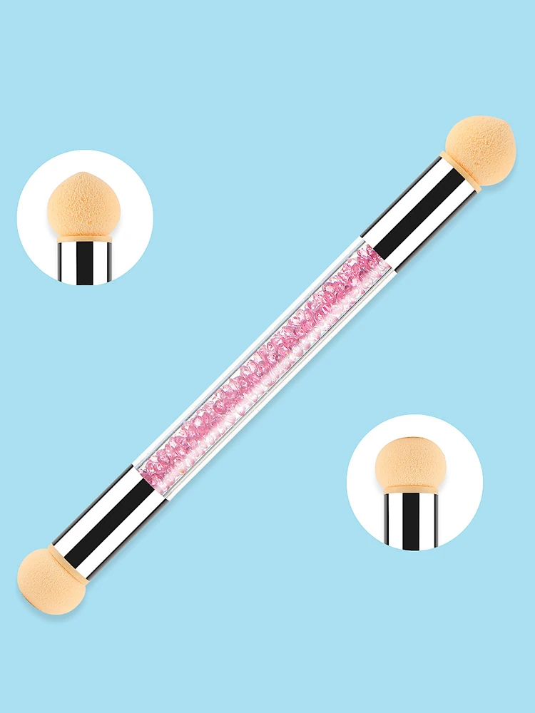 Sponge Heads Replacement Nails Art Gel Polish Color Gradient Brush Glitter Powder Dotting Pen For Manicure Accessories Tools 5